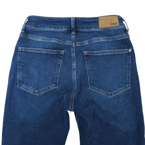 Mavi Jeans Cropped Capri Frayed Hem Size 27 Stretch Mid Rise Dark Wash Skinny - Picture 6 of 13